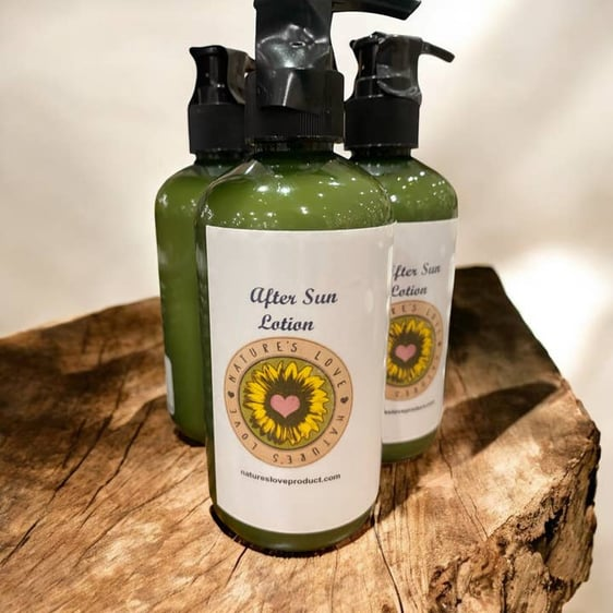 After Sun Body Lotion -Made with Aloe Vera and Essential Oil