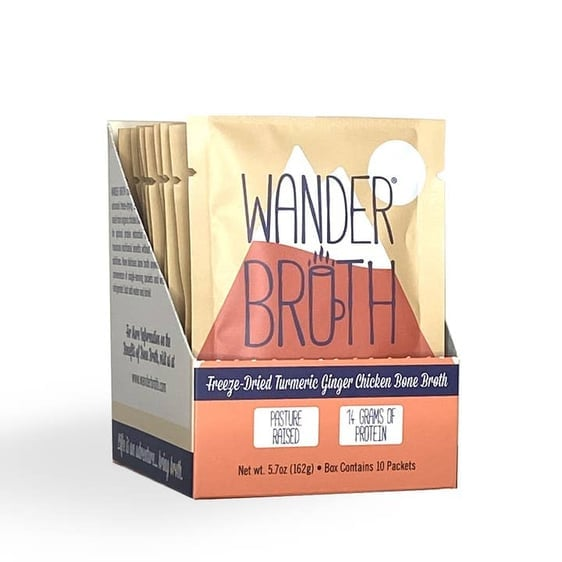 Freeze-Dried Pastured Turmeric Ginger Chicken Bone Broth